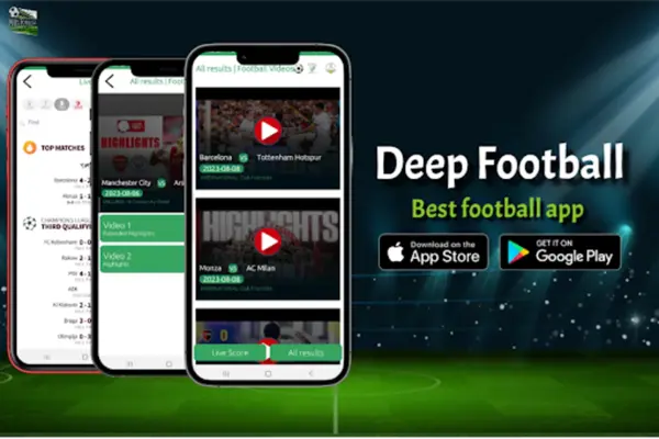 Deep Football android App screenshot 0